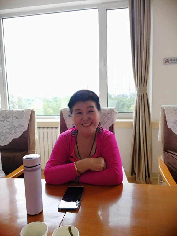 朝鲜老归侨于淑荣说我们要借着"十代会"的精神开展工作,增强凝聚力